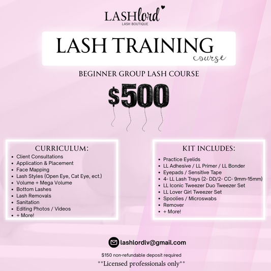 Beginner Lash Training Course